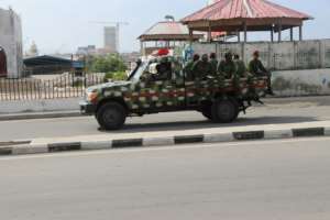 Somali soldiers like these on patrol in Mogadishu face Shebab militants estimated to number between 5,000 and 9,000. By Abdirazak Hussein FARAH (AFP/File)