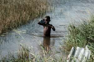 Some aid agencies plan to establish a long-term presence in Mozambique after the storms. By Yasuyoshi CHIBA (AFP)