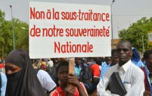 Some see the presence of foreign troops as a loss of sovereignty. By BOUREIMA HAMA (AFP/File)