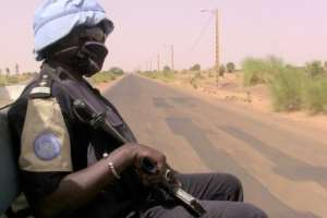 Some 15,000 peacekeepers and civilians are deployed in Mali as part of the UN mission.  By SOULEYMANE  AG ANARA (AFP/File)