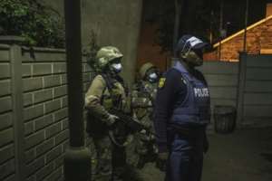 South Africa is in a 21-day lockdown enforced by the police and army. By MARCO LONGARI (AFP)