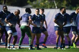 South Africa will field six black players in the World Cup final against England. By CHARLY TRIBALLEAU (AFP)