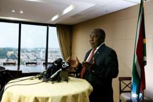 South African President Cyril Ramaphosa has announced a 21-day national lockdown to start at midnight on March 26. By Phill Magakoe (AFP)