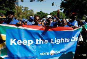 South Africa's energy crisis is a major political issue. By Phill Magakoe (AFP)