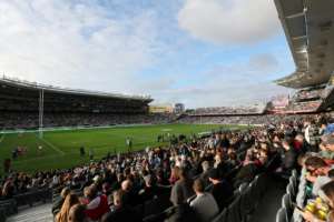 Spectators were able to attend most of New Zealand's Super Rugby Aotearoa domestic series. By MICHAEL BRADLEY (AFP)