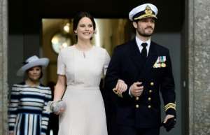 Sweden's Prince Carl Philip and his wife Princess Sofia are in self-isolation after testing positive for Covid-19. By Maja Suslin/TT (TT News Agency/AFP/File)