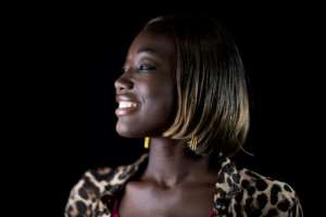 Star quality: Burkinabe actress Mouniratou Gouem at the 2019 FESPACO. By MARCO LONGARI (AFP)