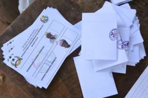 Sunday's runoff was a contest between the champions of PAIGC, Guinea-Bissau's historic ruling party, and Madem, launched by PAIGC rebels. By SEYLLOU (AFP)