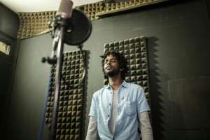 Sudanese artist and singer MaMan, 28, sings at Capital Radio in Khartoum. A surge of freedom has taken over Sudan's underground music scene since the army ousted longtime ruler Omar al-Bashir in April. By Yasuyoshi CHIBA (AFP)
