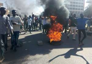 Sudanese protesters on November 21; over 40 people have been killed in a deadly crackdown since the October military power grab. By - (AFP)