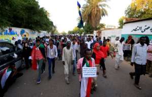 Sudanese protesters call upon authorities to deliver justice for those killed in demonstrations against now ousted autocrat Omar al-Bashir. By ASHRAF SHAZLY (AFP)