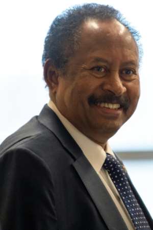 Sudanese Prime Minister Abdalla Hamdok on a December 2019 visit to Washington as he seeks to repair relations. By JIM WATSON (AFP/File)