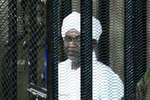 Sudan's ex-president Omar al-Bashir appears during an August court appearance in his trial on charges of illegally acquiring and using foreign funds. By Ebrahim HAMID (AFP/File)