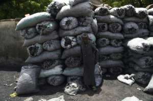 Supplies of charcoal, a staple for cooking, have also been hit, forcing up prices. By PIUS UTOMI EKPEI (AFP)