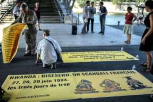 Survivors have pressed for criminal charges against French army officers, whom they accuse of neglecting their duty. By STEPHANE DE SAKUTIN (AFP)