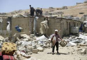 Syria is among the countries with the highest number of internally displaced people, the UN says.. By JOSEPH EID (AFP/File)
