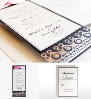 Invitation Exquisite African Themed Wedding Invitations Bibi Invitation Exquisite African Themed Wedding Invitations