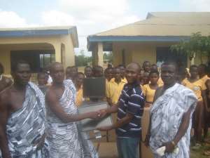 AIR DONATES 50 COMPUTERS IN GOMOA EAST