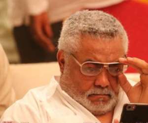 Former President Jerry John Rawlings.