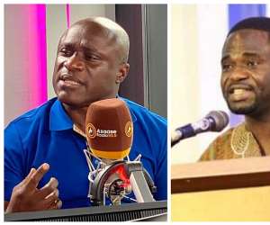 Rev. Victor Kusi Boateng[left] and Ghanaian investigative journalist Manasseh Azure
