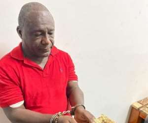 Kwabena Owusu Agyei with the wee