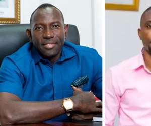 Lamtiig A. Apanga[left] and Dennis Miracles Aboagye 