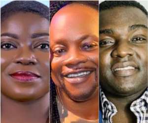Vim Lady, Daddy Lumba and Kelvin Taylor 