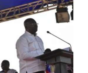 

Dr. Bawumia speaking at the conference 