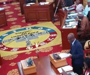 Seth Terkper presenting the 2016 budget statement
