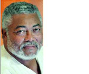 Former president J.J. Rawlings
