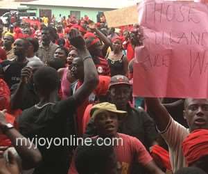 Agogo residents demonstrated on Friday to get the Fulani herdsmen out of the area