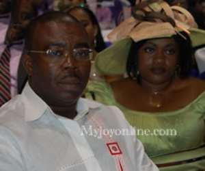 Former Information Minister Stephen Asamoah Boateng and wife, Zuleika