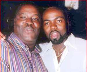 Johnny with Prince Tagoe