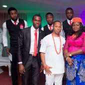MC Godson & Crew Storm Eket At Amaecom's Child Dedication