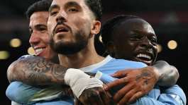 Manchester City overcome Anfield cauldron to cruise past 10-man Liverpool