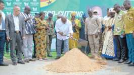 Mahama cuts sod for 1,238-acre Afienya Industrial Park to attract over 120 enterprises