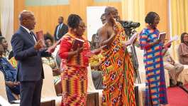 Mahama commissions four ambassadors