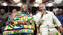 Asantehene endorses Mahama’s reset agenda, backs local mineral processing