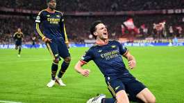 Champions League: Rice rescues draw for Arsenal in thrilling game at Bayern