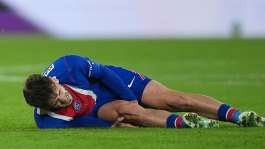 PSG forward Khvicha Kvaratskhelia set for surgery after rupturing ACL in Champions League win over Barcelona