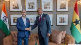 Indias External Affairs Minister begins 2-day official visit to Ghana
