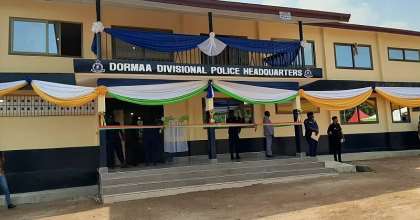 Dormaa Paramount Chief Builds Police Station