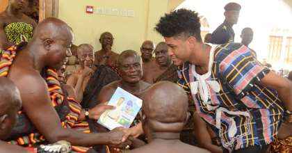 Otumfuo Endorses Rahim Banda’s 'Back To School From The Streets” Project