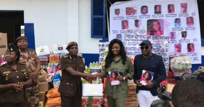 Jackie Appiah Donates To Borstal Institute On Birthday