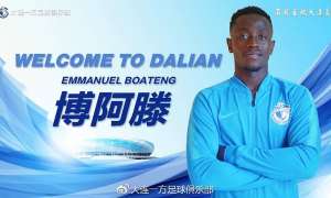 Ghana international Emmanuel Boateng joins China's Dalian Yifang