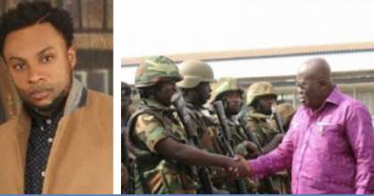 Artiste Joseph Matthew Blasts Akufo-Addo For Deploying Soldiers To Enforce Lockdown