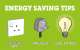 Energy Saving Tips 101