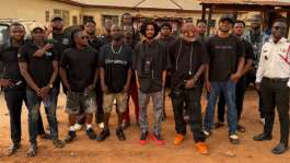 Ferty Felix, Emcee Nice, DMB and Musicians Pay Emotional Visit to The Late DJ Kazopy’s Family