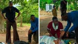 Mother’s Day movie: Actor Emmanuel Asiamah shares screen with Adjetey Anang, Akrobeto
