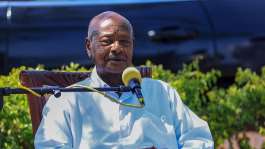 Ugandan President Yoweri Museveni speaks during a press conference after casting his ballot on 15 January 2026 during the general elections, which he won with over 71 percent of the vote. -  AFP
